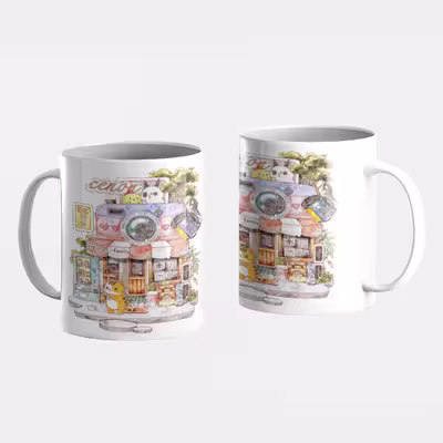 ماگ طرح فانتزی کد 378