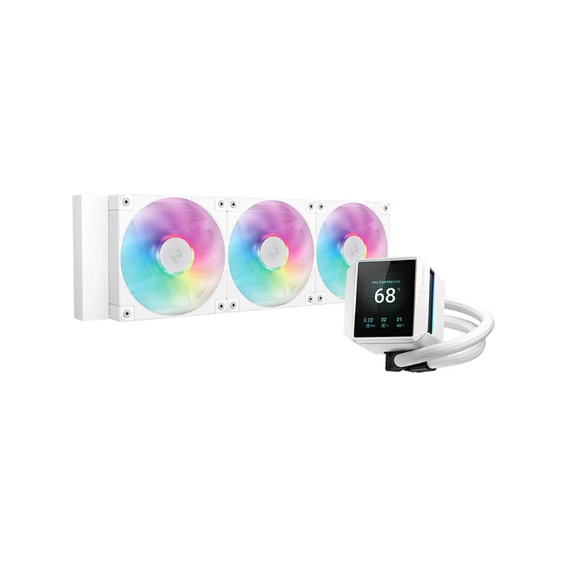 خنککننده مایع دیپ کول MYSTIQUE 360 WH ARGB | با نمایشگر LCD