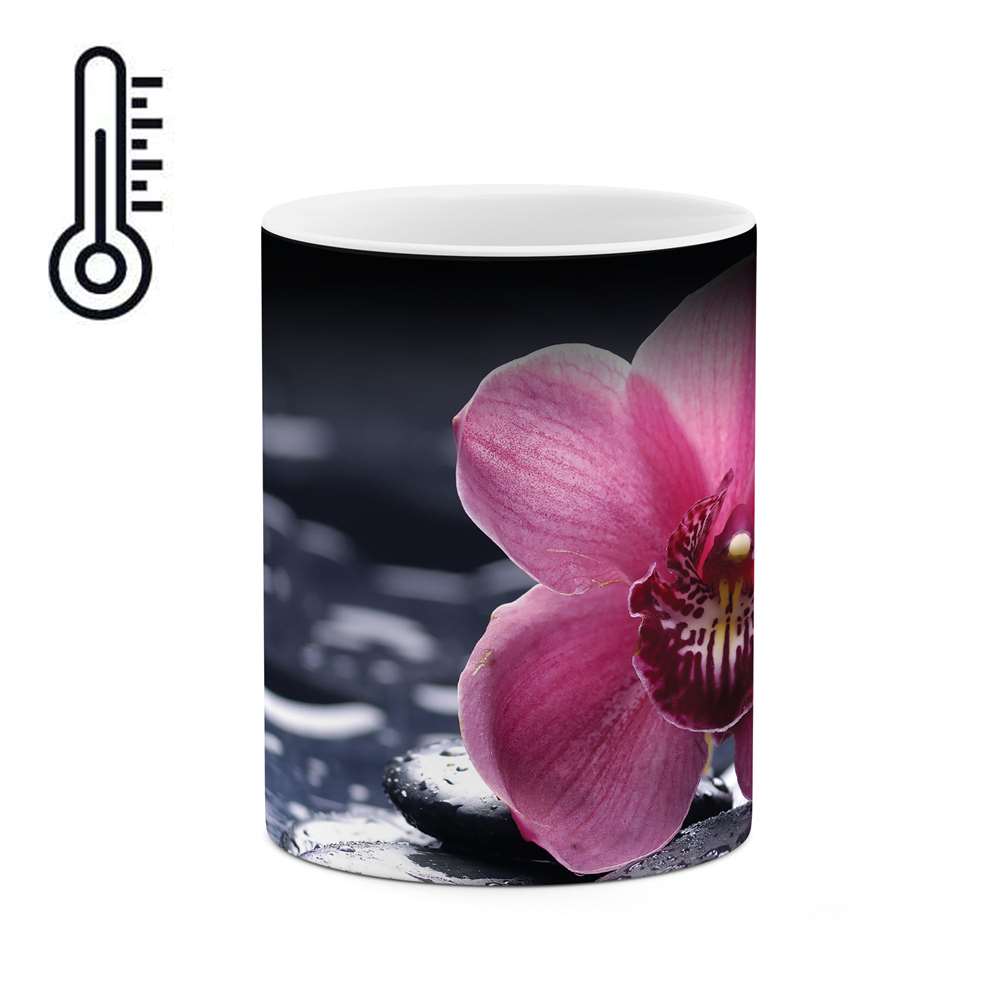 ماگ حرارتی طرح گل مدل mgh00406