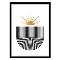 قیمت و خرید تابلو دکوراتیو مدل نقاشی گرافیکی انتزاعی کد 0241