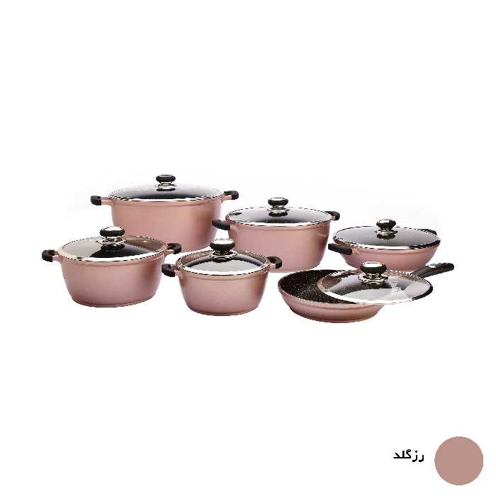 سرویس پخت و پز 12 پارچه زرساب مدل گریپ