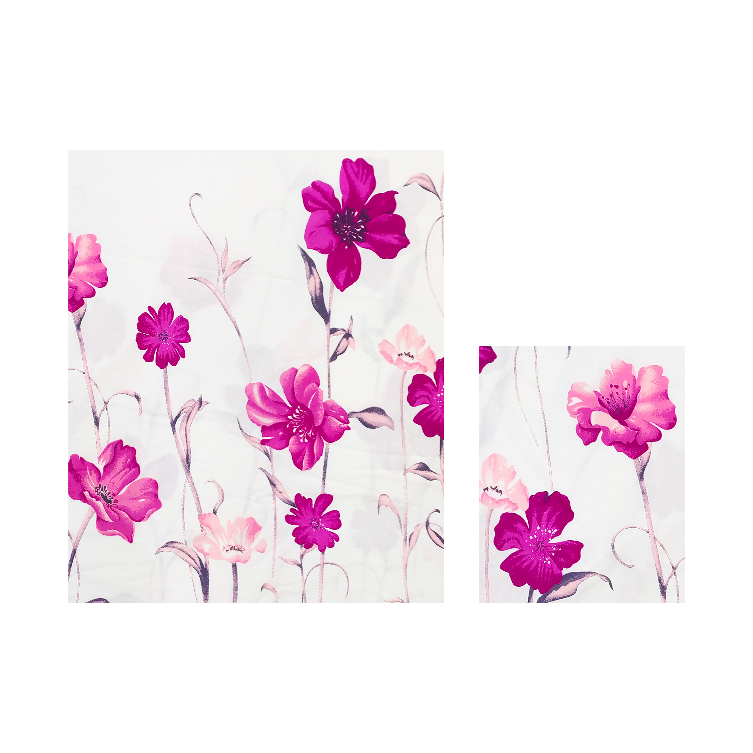 سرویس ملحفه آدنو مدل بنفشه کد IR92 یک نفره 2 تکه