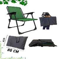 صندلی کمپ سبز کمپینگ اردوگاه با کیسه های حمل تاشو bimbambom
