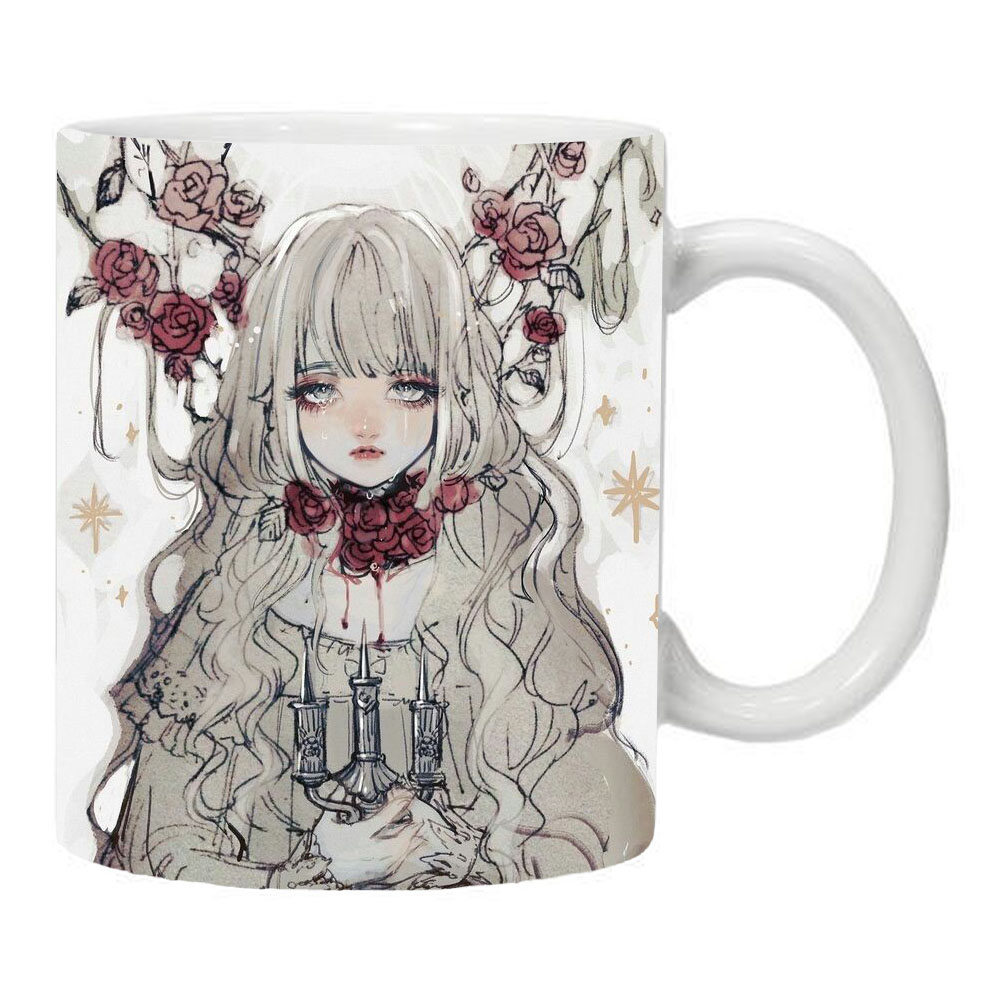 ماگ طرح دختر انیمه ای کیوت مدل MLS6767