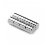 آهنربا نئودیمیوم 10x10mm میلیمتر سوپر مگنت استوانه بسته 9 عددی-یک سانتی مگامگنت
