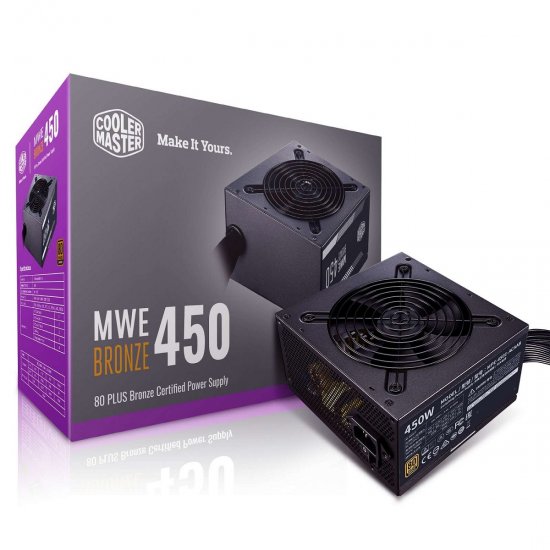 خرید منبع تغذیه Power COOLER MASTER MWE BRONZE 450 V2 با بهترین قیمت