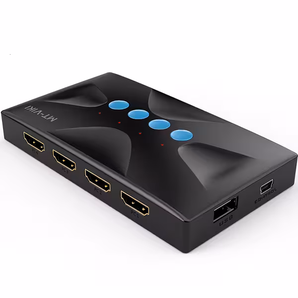 کی وی ام اچ دی ام ای 1 به 4 ( KVM  HDMI)