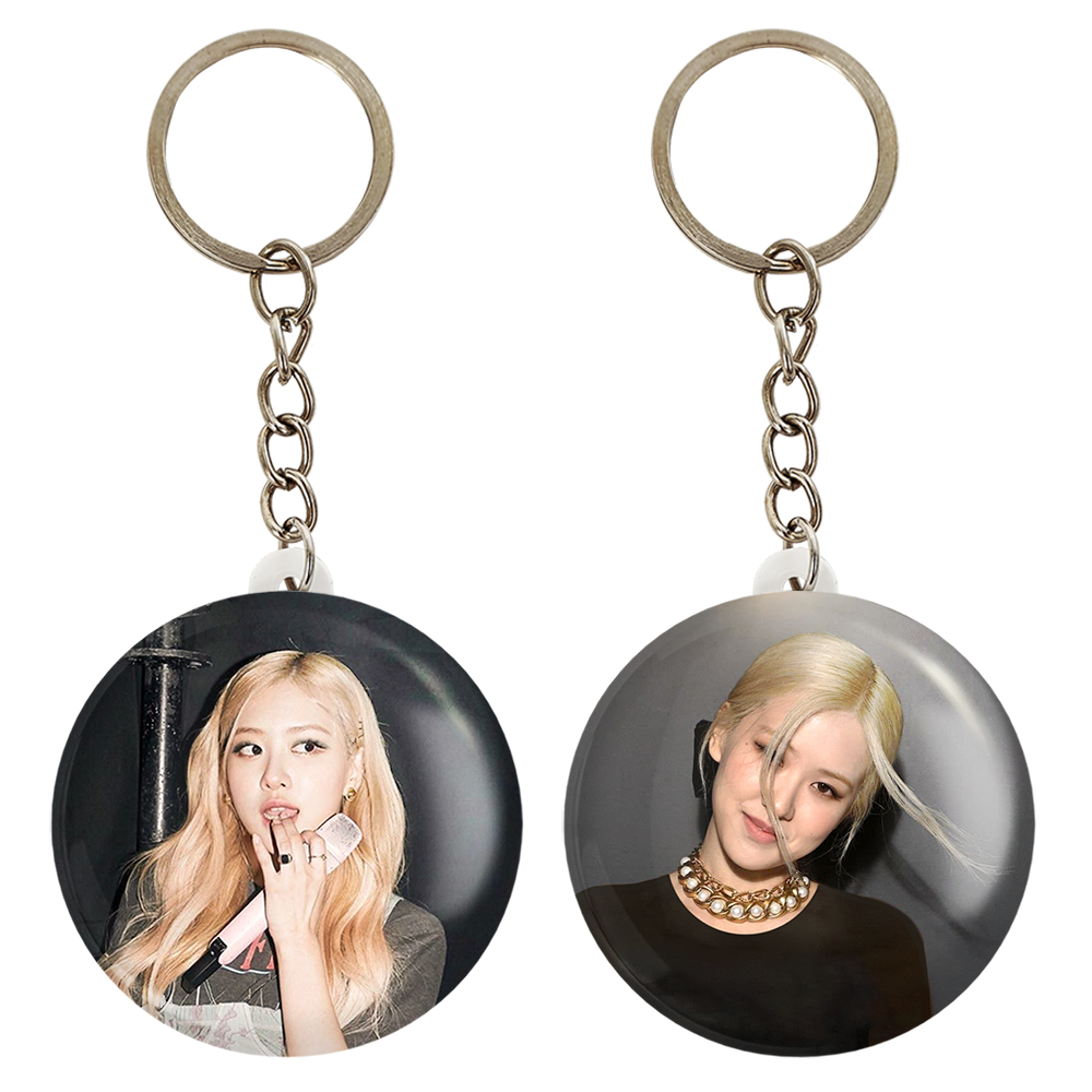 جاکلیدی خندالو مدل رزی بلک پینک کد 1444114451 مجموعه 2 عددی