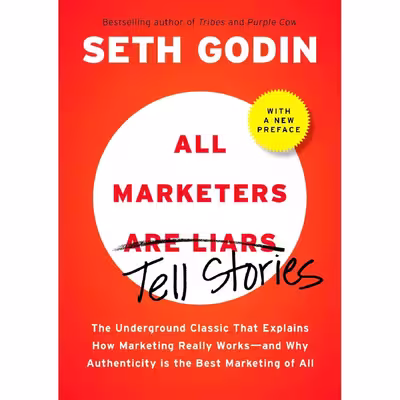 کتاب All Marketers are Liars اثر Seth Godin انتشارات Portfolio