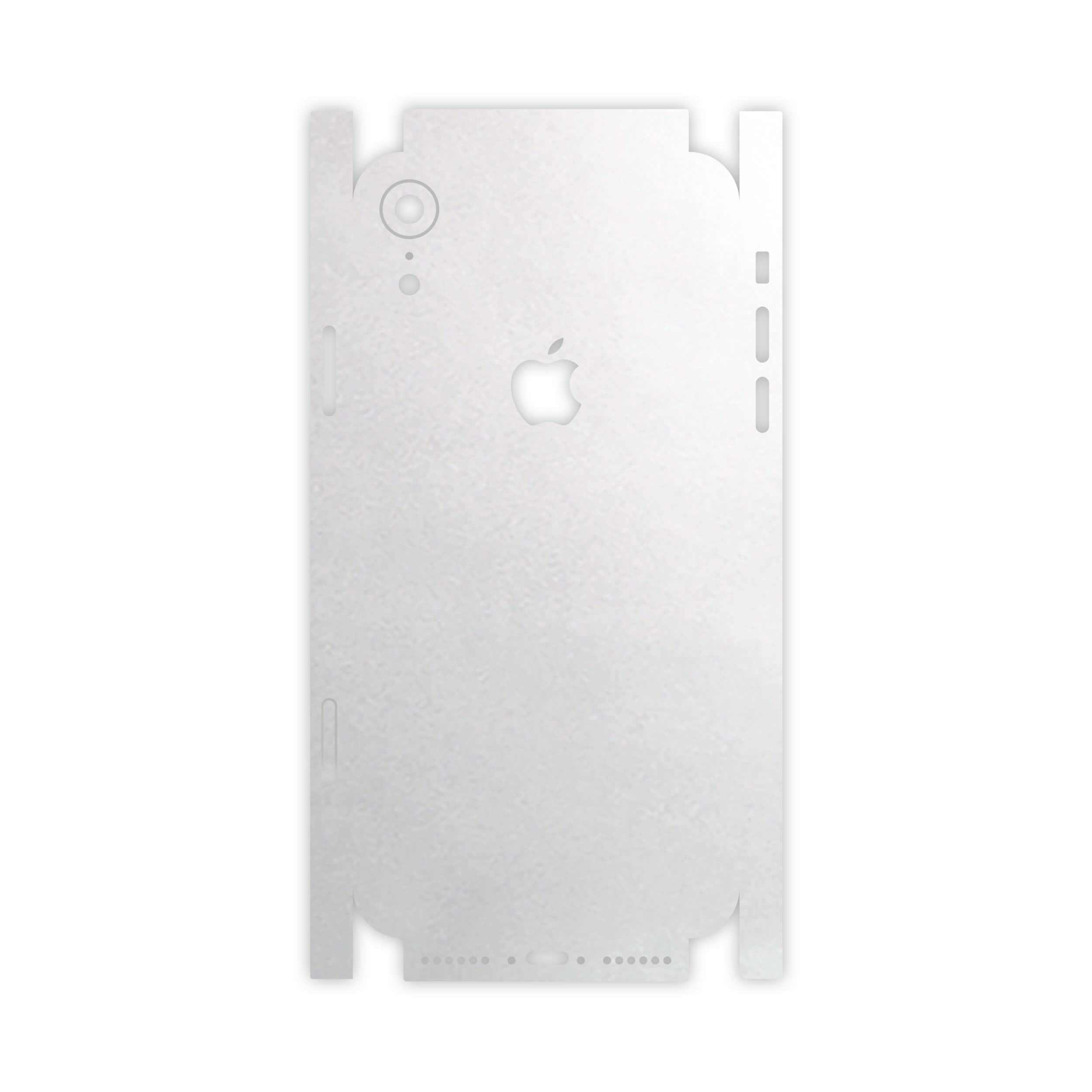 برچسب پوششی ماهوت مدل Metallic-White-FullSkin مناسب برای گوشی موبایل اپل iPhone Xr