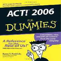 خرید و دانلود نسخه کامل کتاب ACT! 2006 For Dummies (For Dummies (Computer Tech))