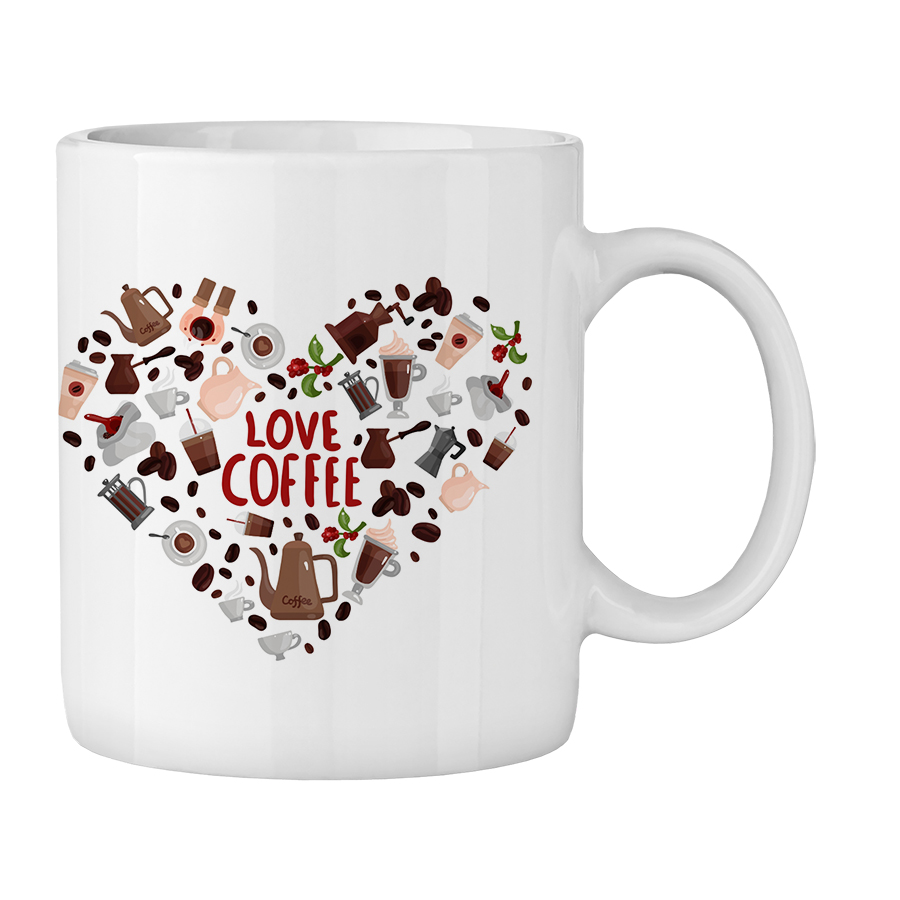  ماگ طرح کافی کد 100308