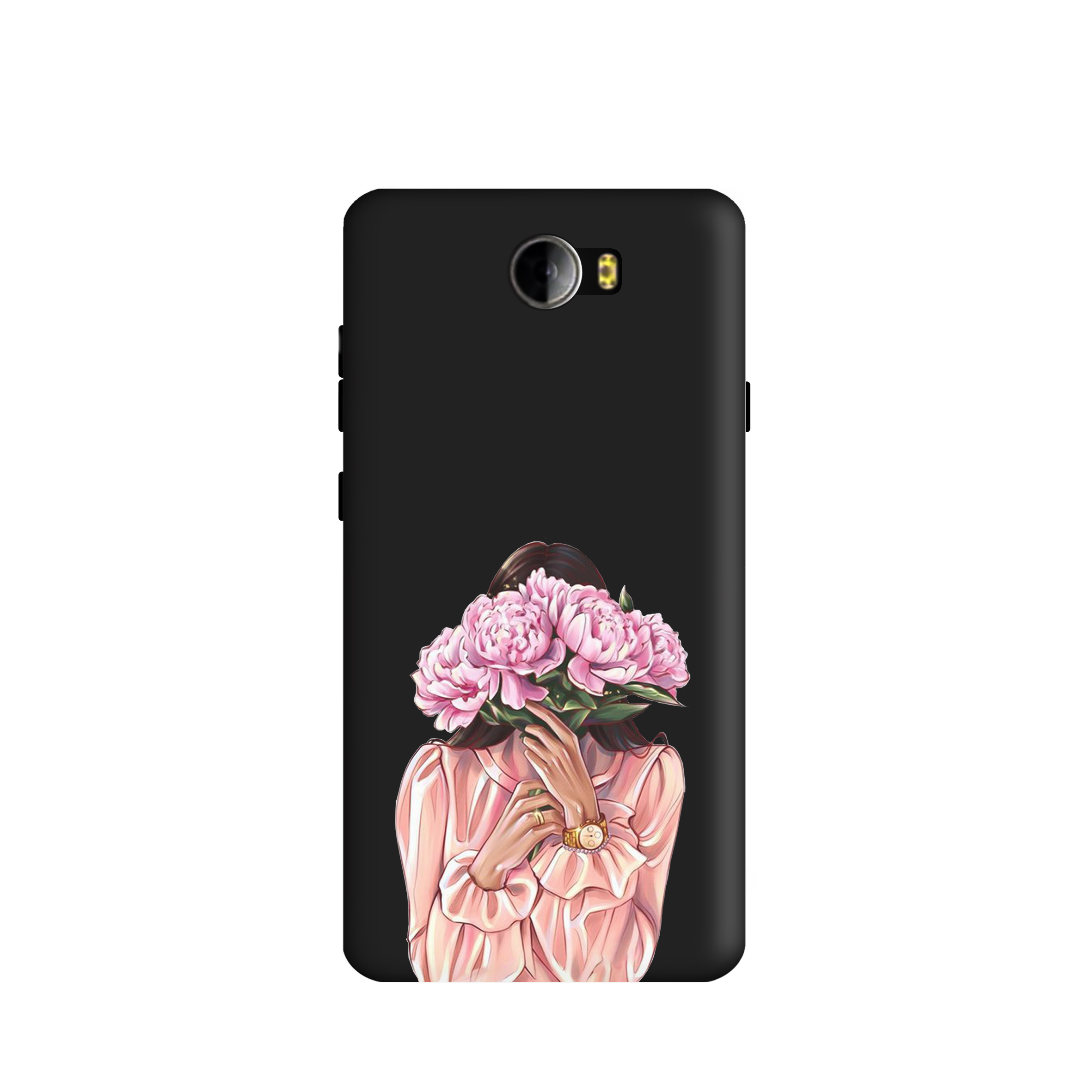 کاور طرح دخترانه گل کد u2251 مناسب برای گوشی موبایل  هوآوی Y5 II