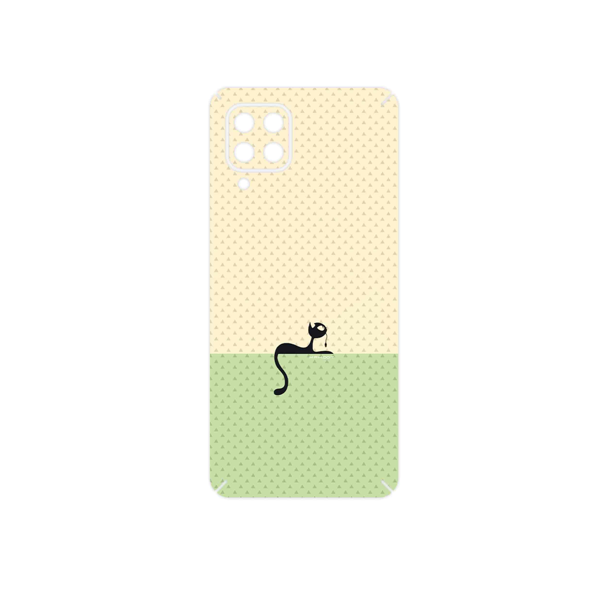 برچسب پوششی ماهوت مدل Minimal Internet Cat Icon مناسب برای گوشی موبایل سامسونگ Galaxy M32