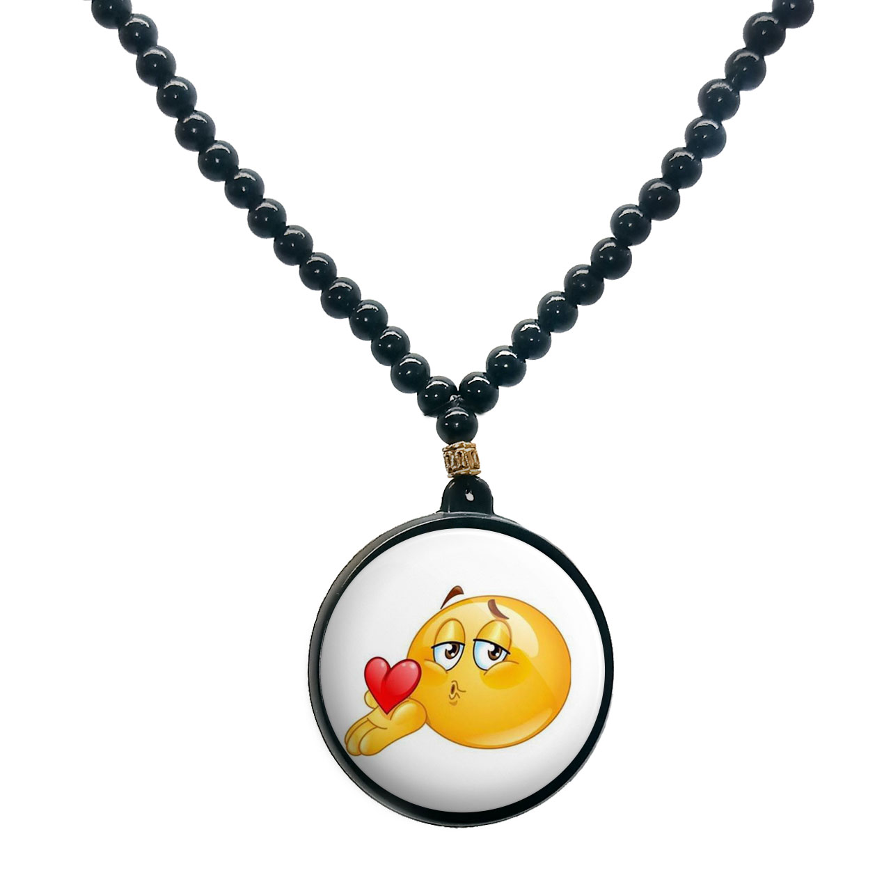 گردنبند پرمانه طرح عاشقانه کد pmd.5317 مدل دو طرفه