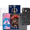 برچسب پوششی اینفینیتی مدل PRO MAX مناسب برای گوشی موبایل سامسونگ GALAXY M30 به همراه محافظ صفحه نمایش