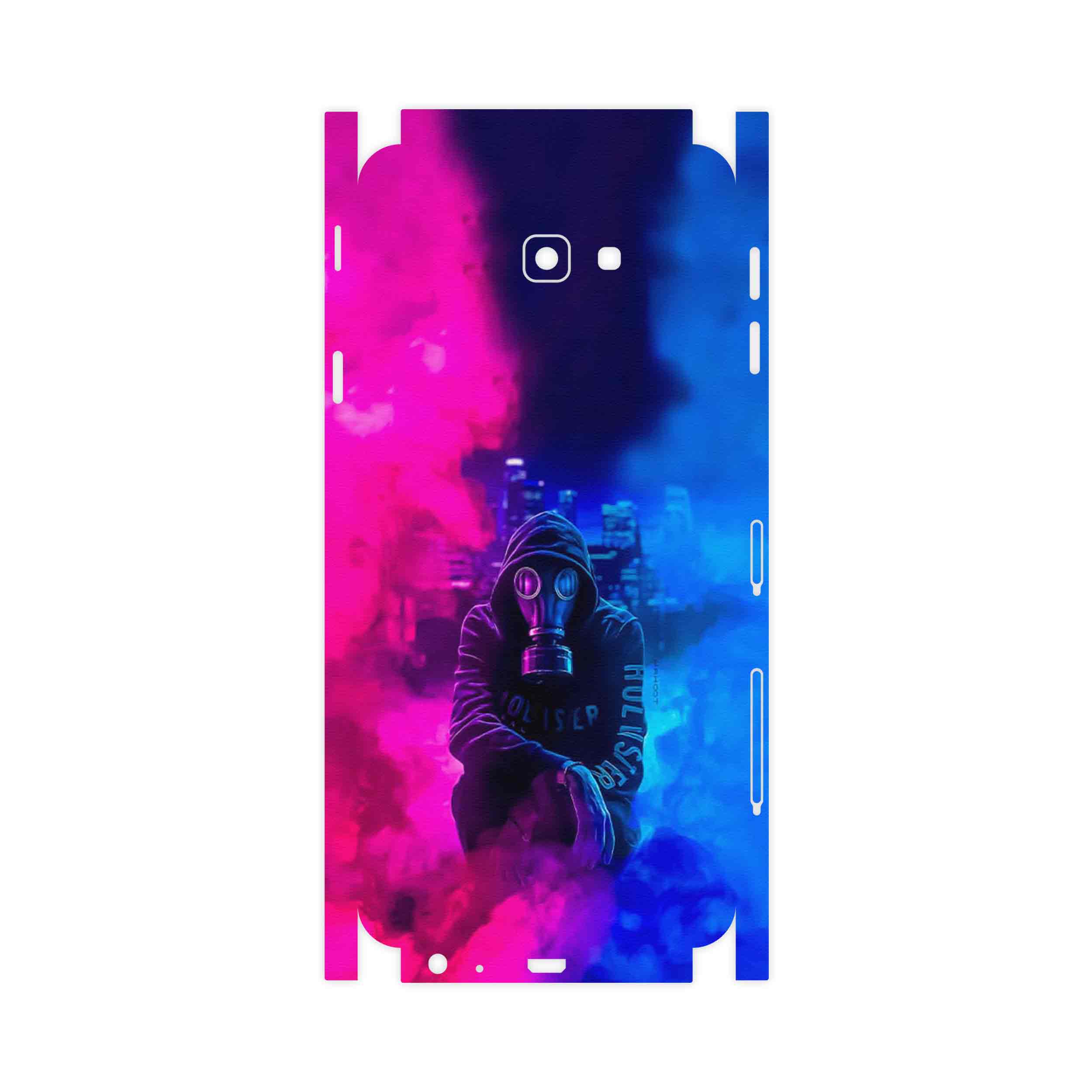 برچسب پوششی ماهوت مدل Smoke Rainbow Digital Art 2-FullSkin مناسب برای گوشی موبایل سامسونگ Galaxy J4 Plus