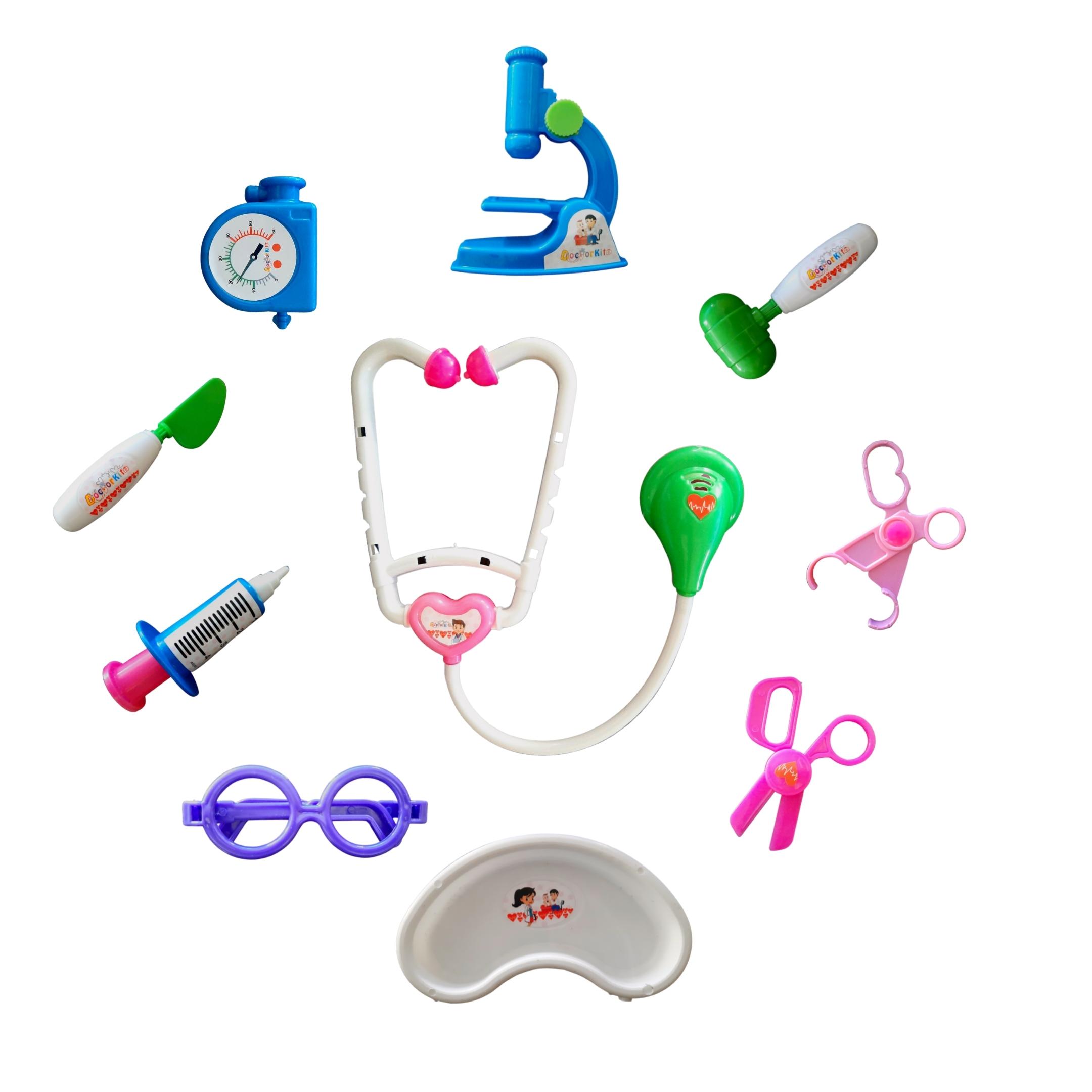 ست اسباب بازی تجهیزات پزشکی مدل Doctor Go مجموعه 10 عددی