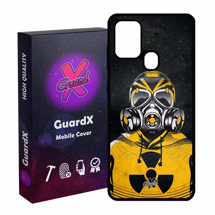 کاور گارد ایکس طرح Mask مدل Glass10164 مناسب برای گوشی موبایل سامسونگ Galaxy A21s