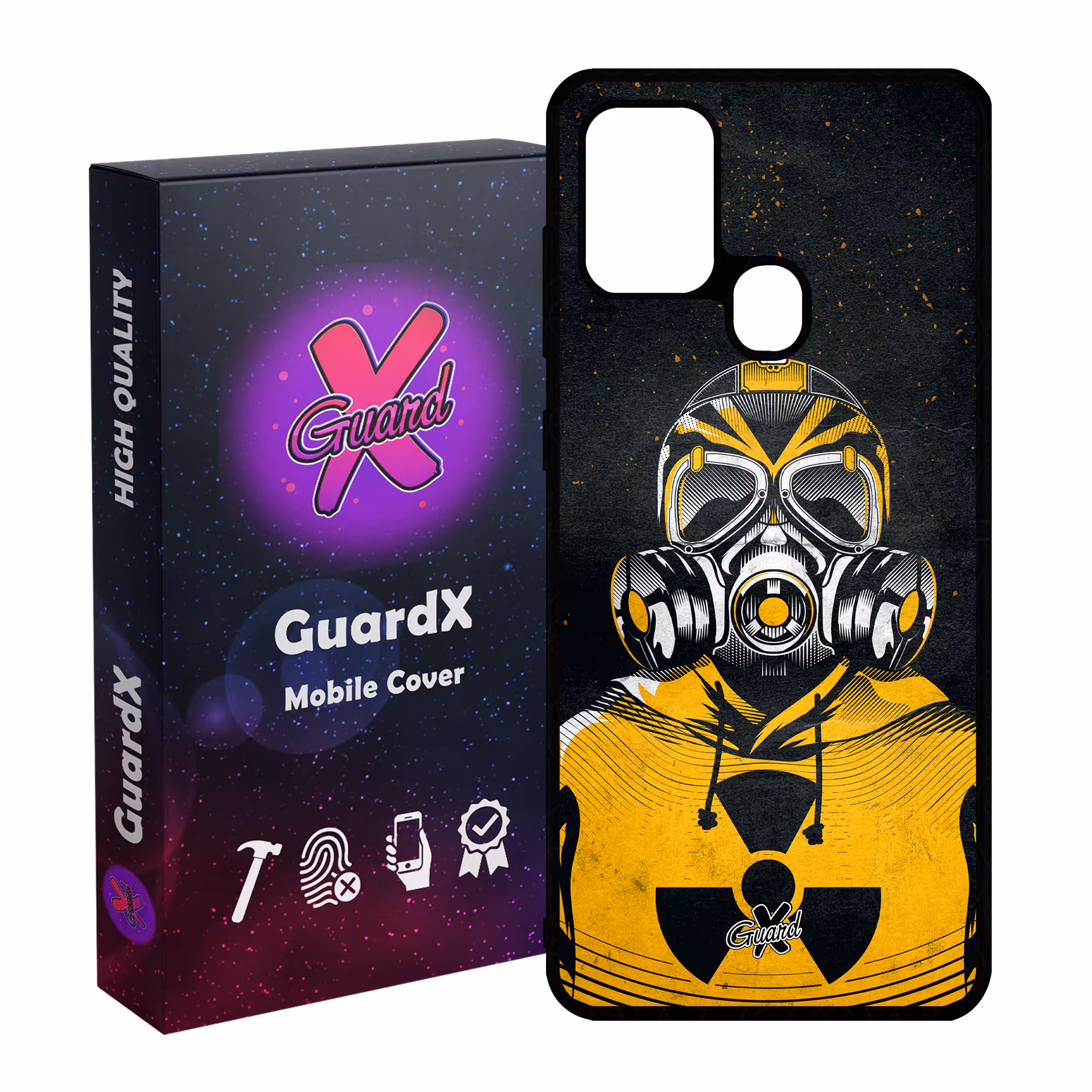 کاور گارد ایکس طرح Mask مدل Glass10164 مناسب برای گوشی موبایل سامسونگ Galaxy A21s