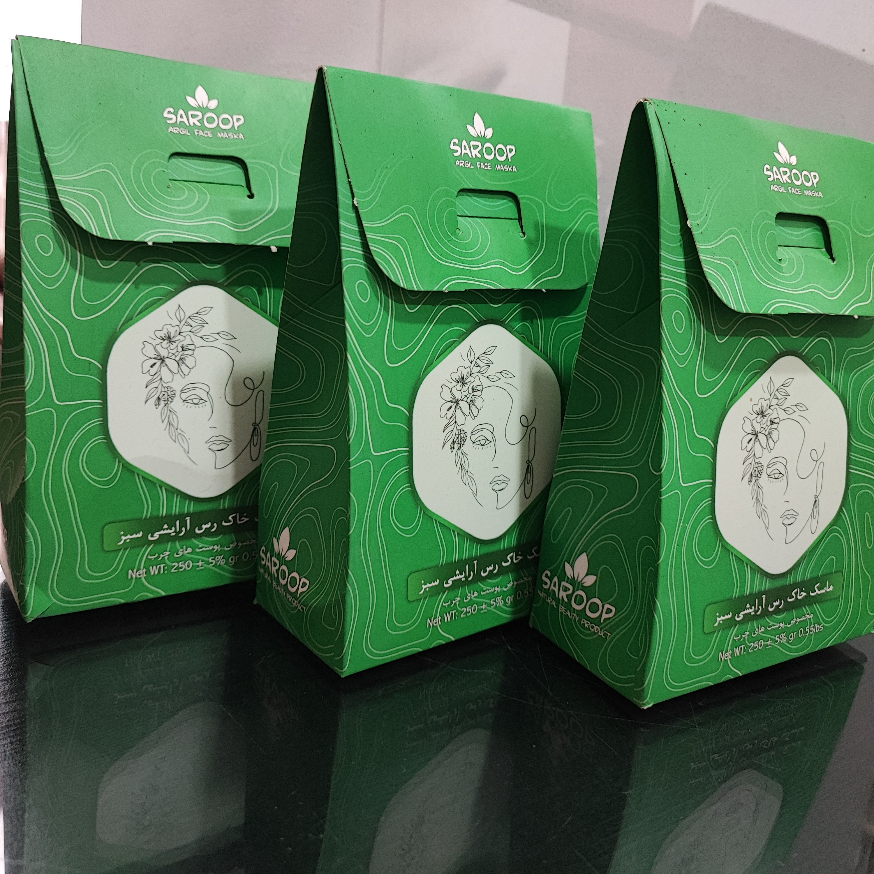 ماسک خاک رس سبز