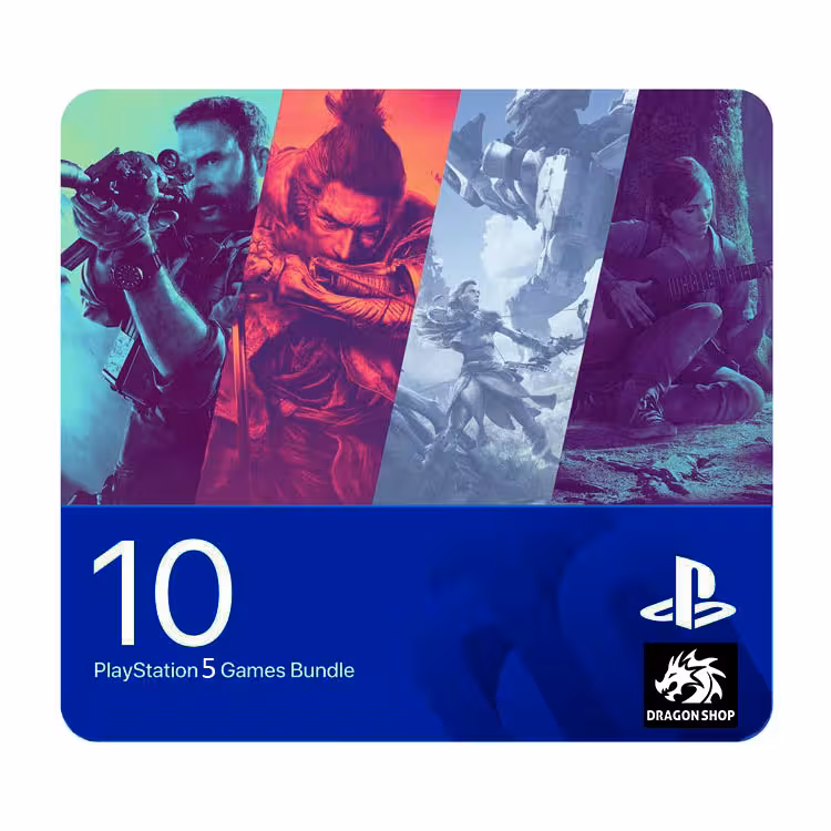 خرید پک نصب 10 بازی PS5 , PS4 (5 بازی انتخابی 5 بازی رندوم) با بهترین قیمت