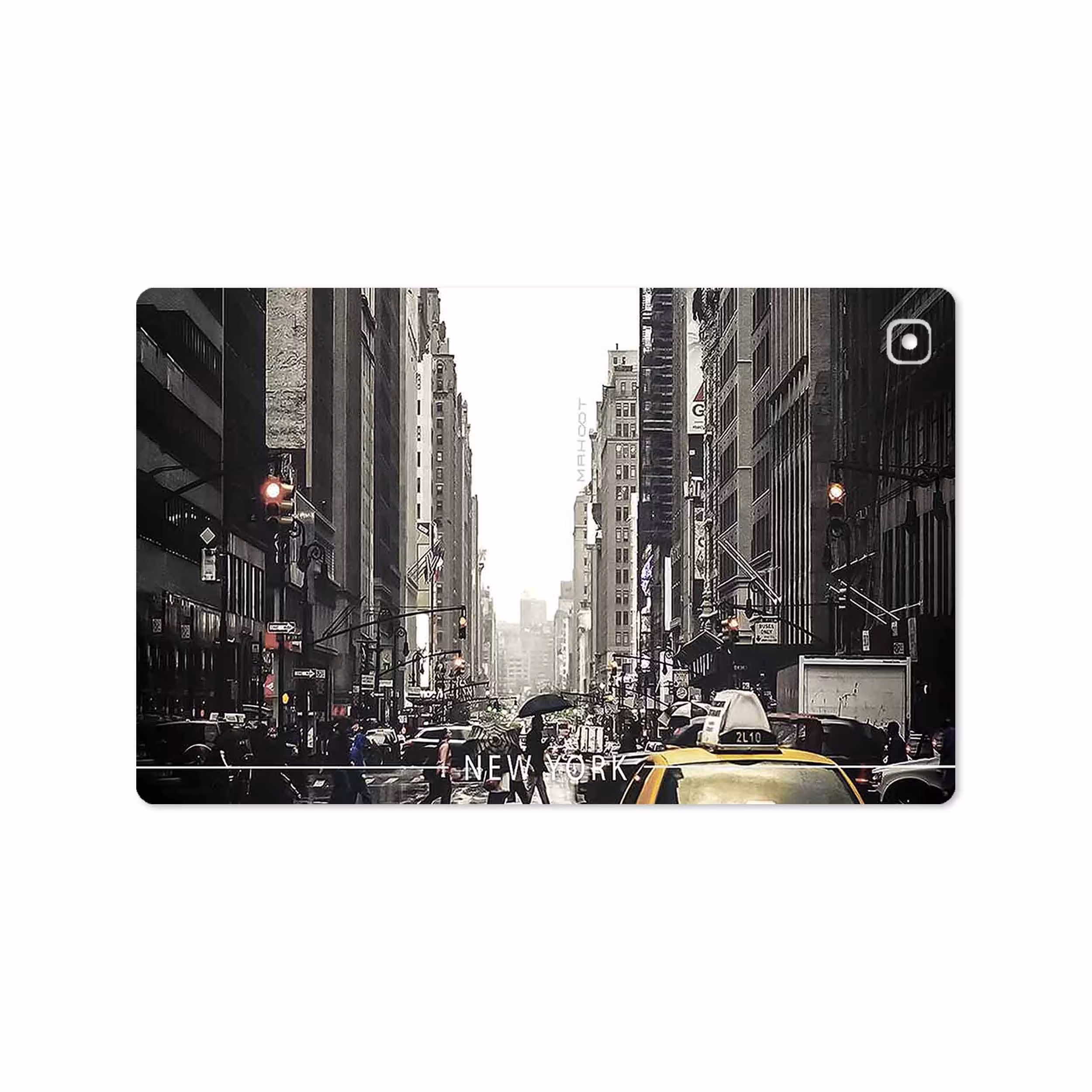 برچسب پوششی ماهوت مدل New York City مناسب برای تبلت سامسونگ Galaxy Tab A7 10.4 LTE 2020 T505