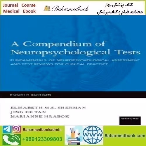 A Compendium of Neuropsychological Tests 2022 TRUE