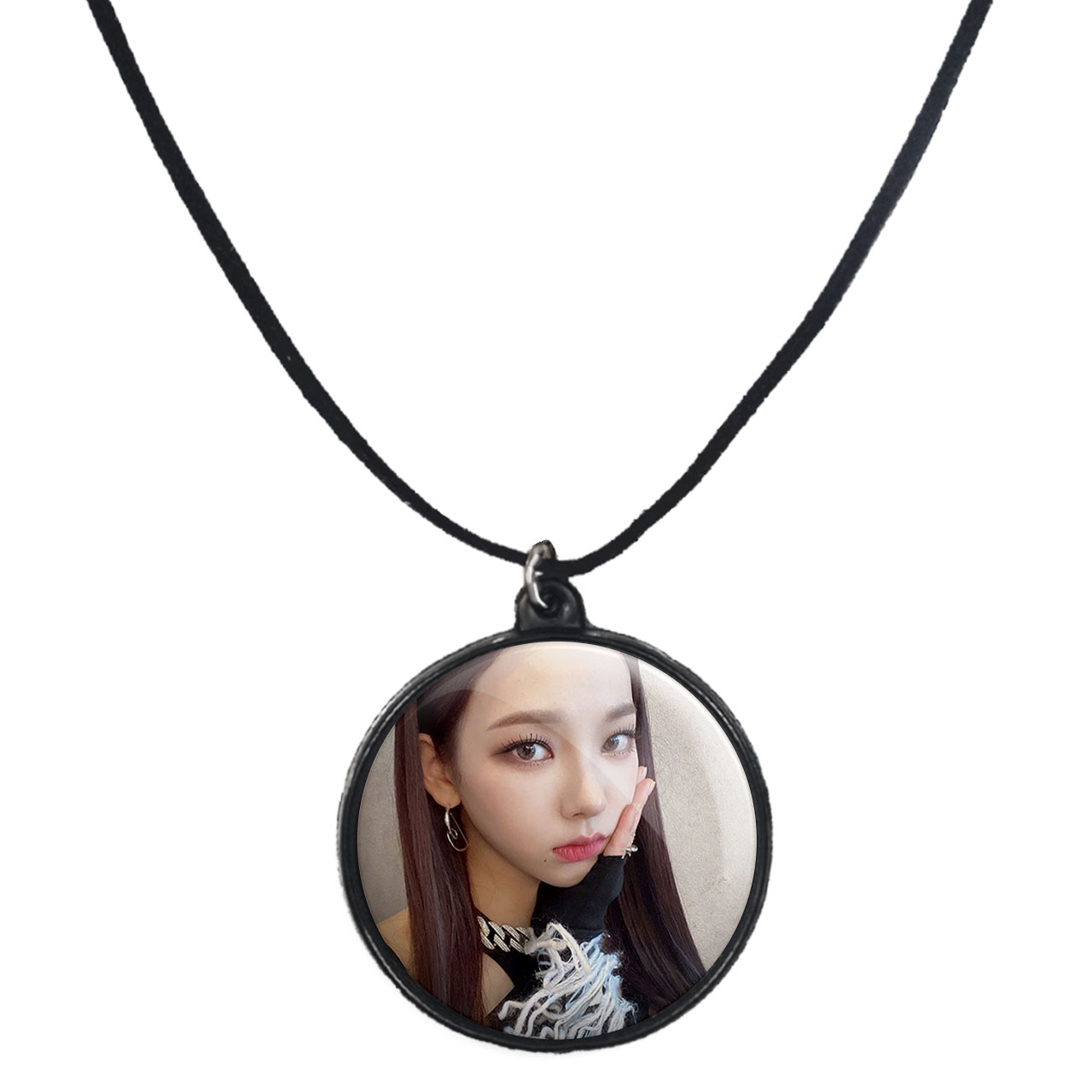 گردنبند پرمانه طرح aespa کد pmb.18474 مدل دو طرفه