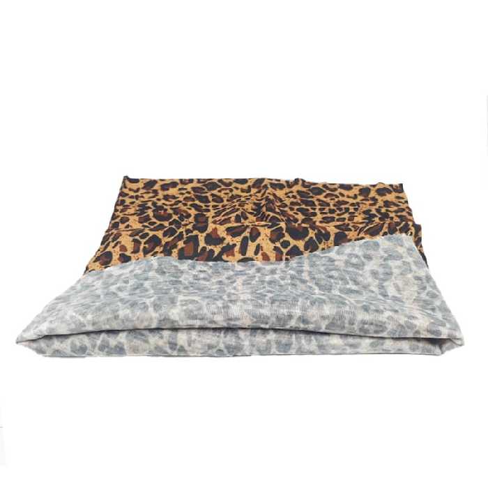 دستمال سر و گردن مدل پلنگی 01