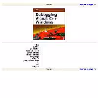 خرید و دانلود نسخه کامل کتاب Debugging Visual C   Windows
