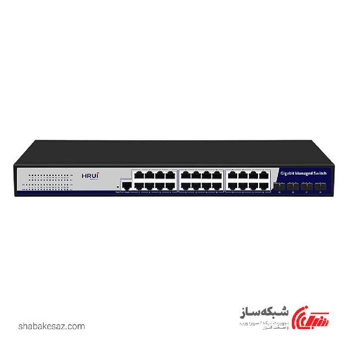 قیمت و خرید سوئیچ اچ ار یو ای HRUI HR-SWG20244S - شبکه ساز