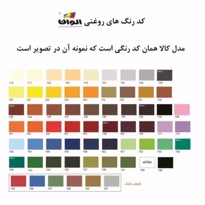 رنگ صورتی الوان مدل ۱۰۸ حجم ۱۰۰۰ میلی لیتر