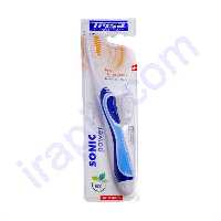 مسواک برقی سری Sonic Power مدل Pro Interdental Battery با برس نرم تریزا رنگ نارنجی