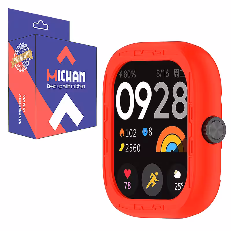 کاور میچان مدل Silicone مناسب برای ساعت هوشمند شیائومی Redmi watch 4 | کالا برتری