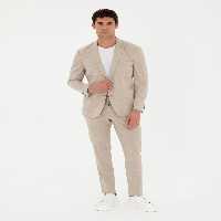 کت و شلوار مردانه قهوه ای روشن پیرکاردین