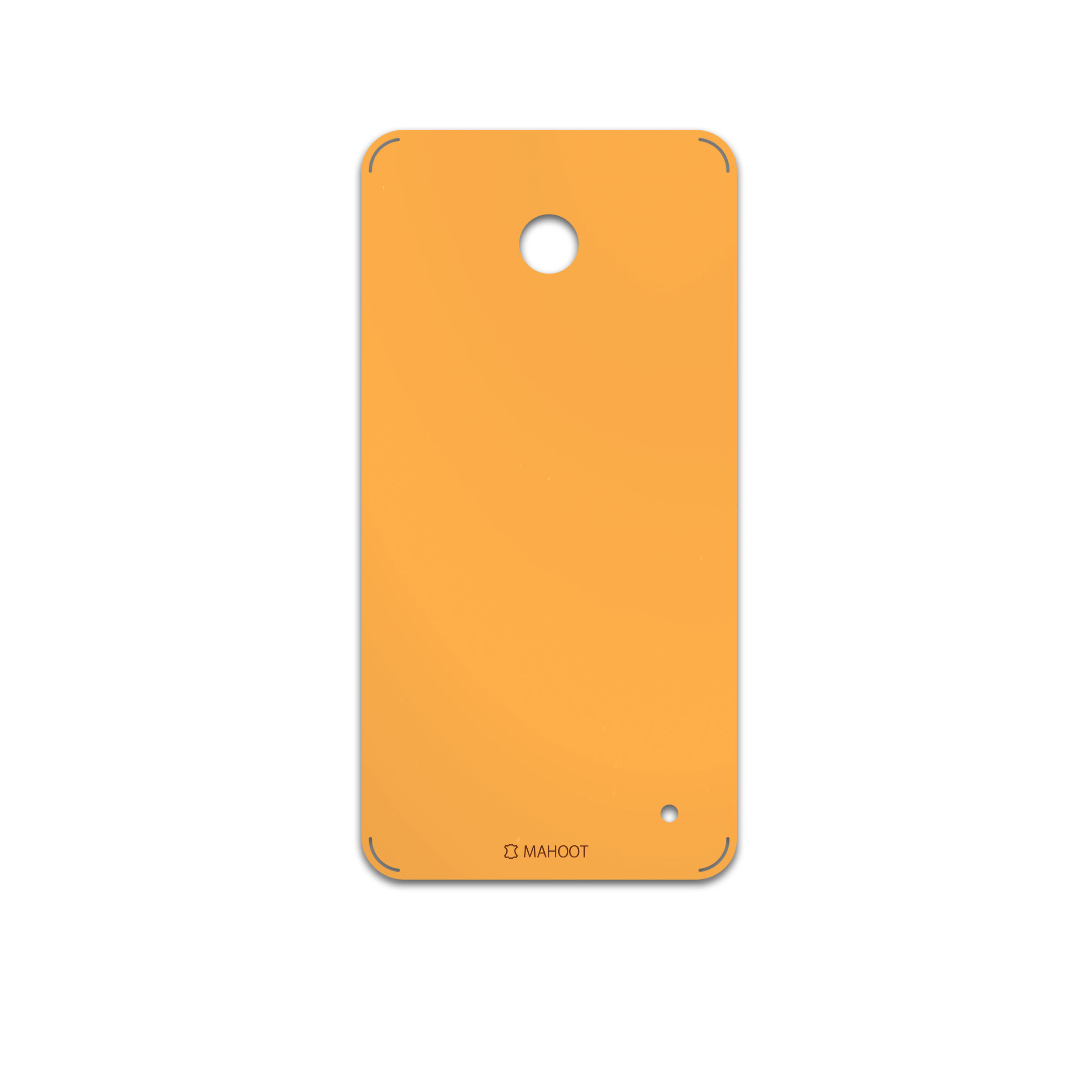 برچسب پوششی ماهوت مدل Matte-Orange مناسب برای گوشی موبایل نوکیا Lumia 630