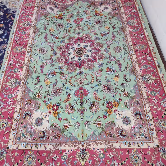 فرش دستباف کاشمر جفت 6متری یشمی