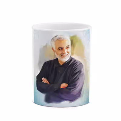 ماگ طرح سردار شهید حاج قاسم سلیمانی  مدل mgp11687