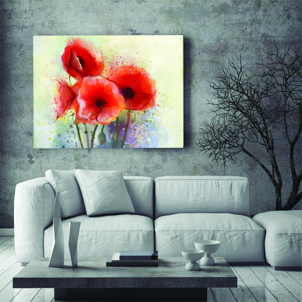  تابلو شاسی طرح گل مدل TSH417