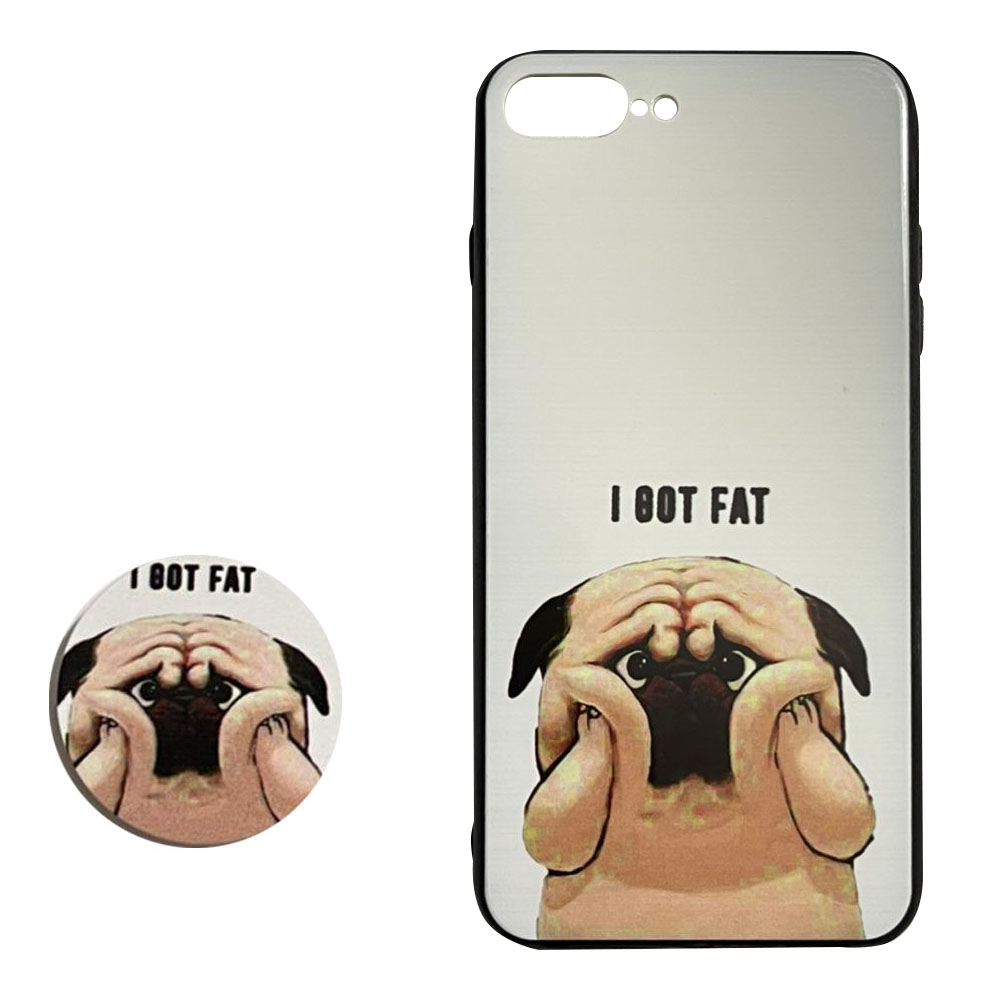 کاور طرح DOG مدل FANT8 مناسب برای گوشی موبایل اپل IPHONE 7 / 8 به همراه پایه نگهدارنده