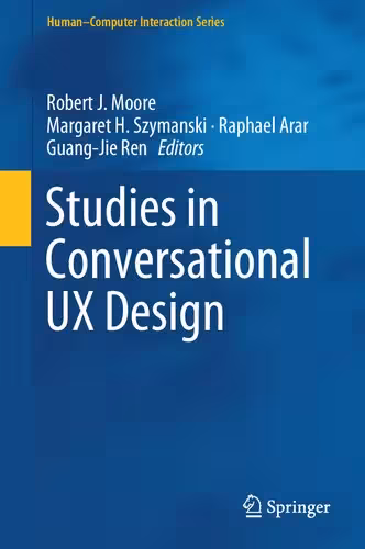 خرید و دانلود نسخه کامل کتاب Studies in Conversational UX Design