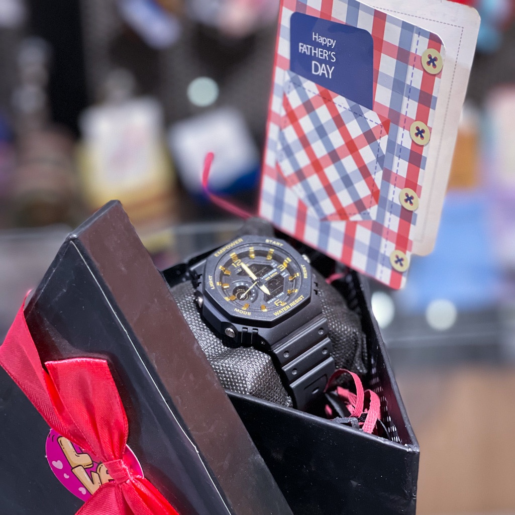 پک ولنتاین مردانه ساعت ضد آب و جعبه هدیه