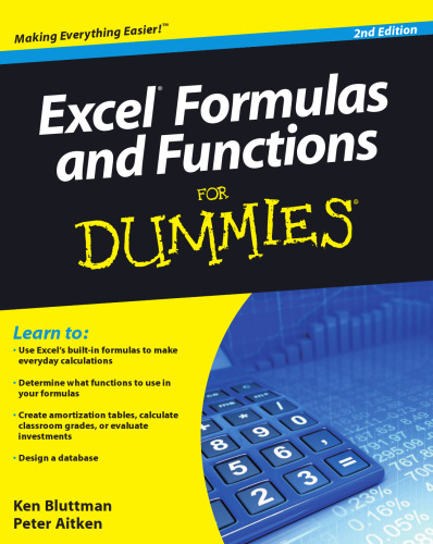 خرید و دانلود نسخه کامل کتاب Excel Formulas and Functions For Dummies, 2nd edition (For Dummies Computer Tech)
