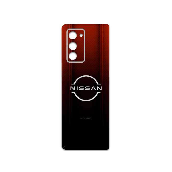 برچسب پوششی ماهوت مدل Nissan-Logo مناسب برای گوشی موبایل سامسونگ Galaxy Z FOLD 2