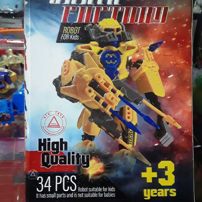 لگو شخصیتی رباتی سر هم شونده اندازه ی متوسط 