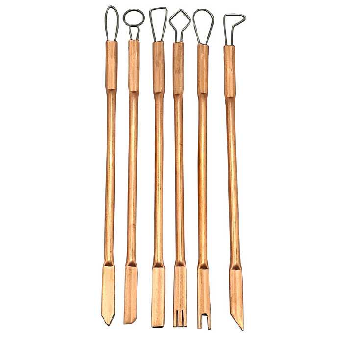 ابزار سفالگری کد 100024 بسته 6 عددی