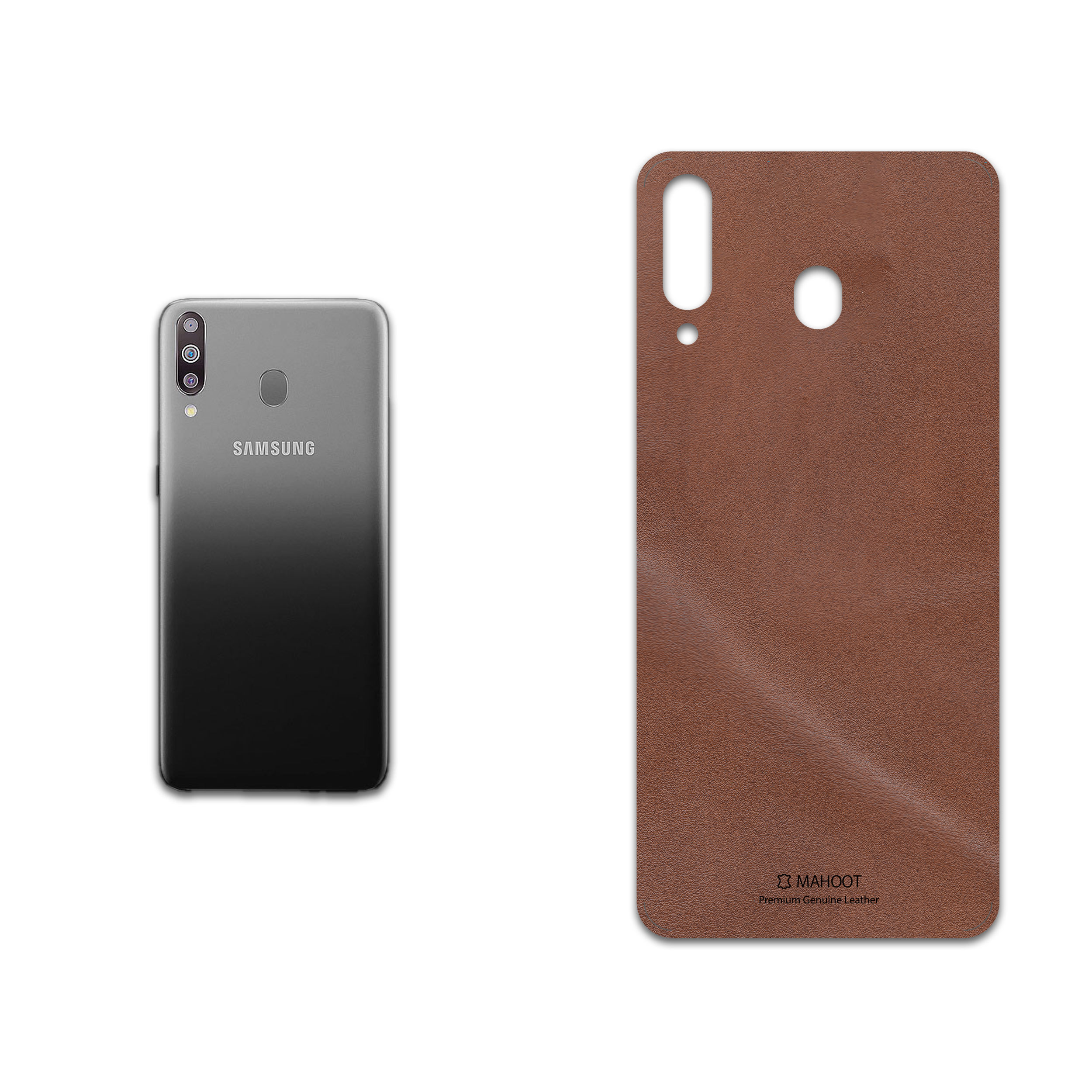 برچسب پوششی ماهوت مدل Matte-Natural-Leather مناسب برای گوشی موبایل سامسونگ Galaxy M30