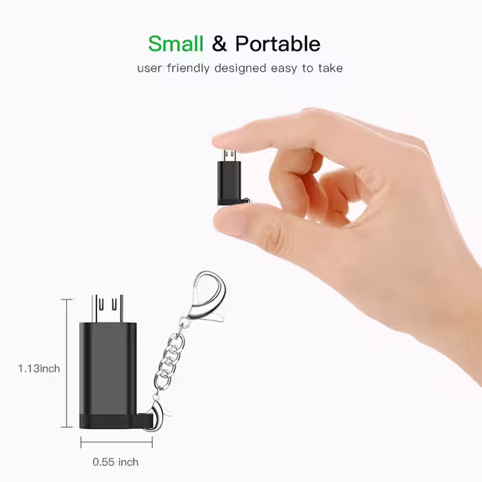 مبدل USB-C به MICROUSB کد CM1002