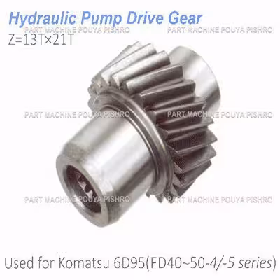 دنده های موتور لیفتراک کوماتسو مدل Komatsu 6D95 FD40~50-4/-5 series